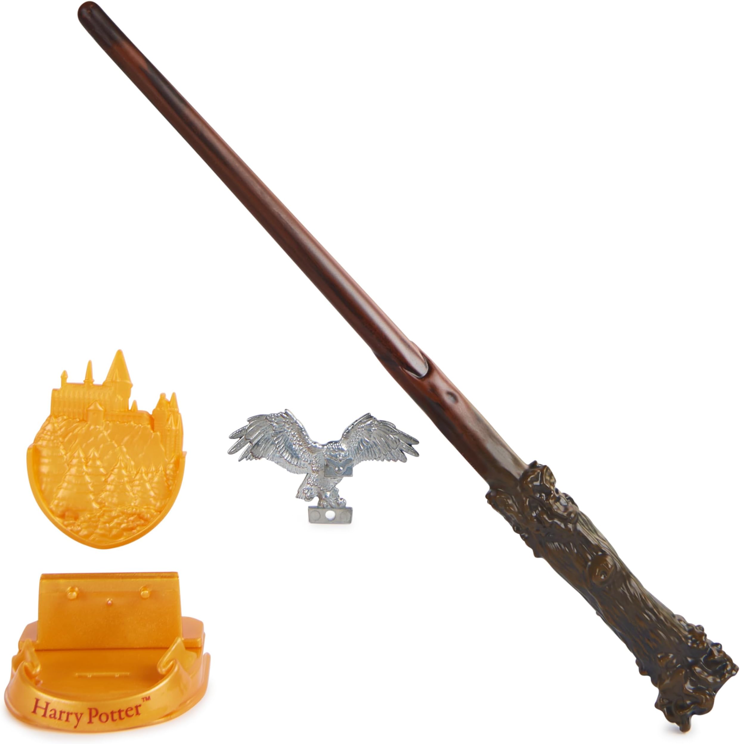 Wizarding World Harry Potter 12" Magical Collector Harry Potter Wand with Stand & Diecast Icon Magical Creature Series