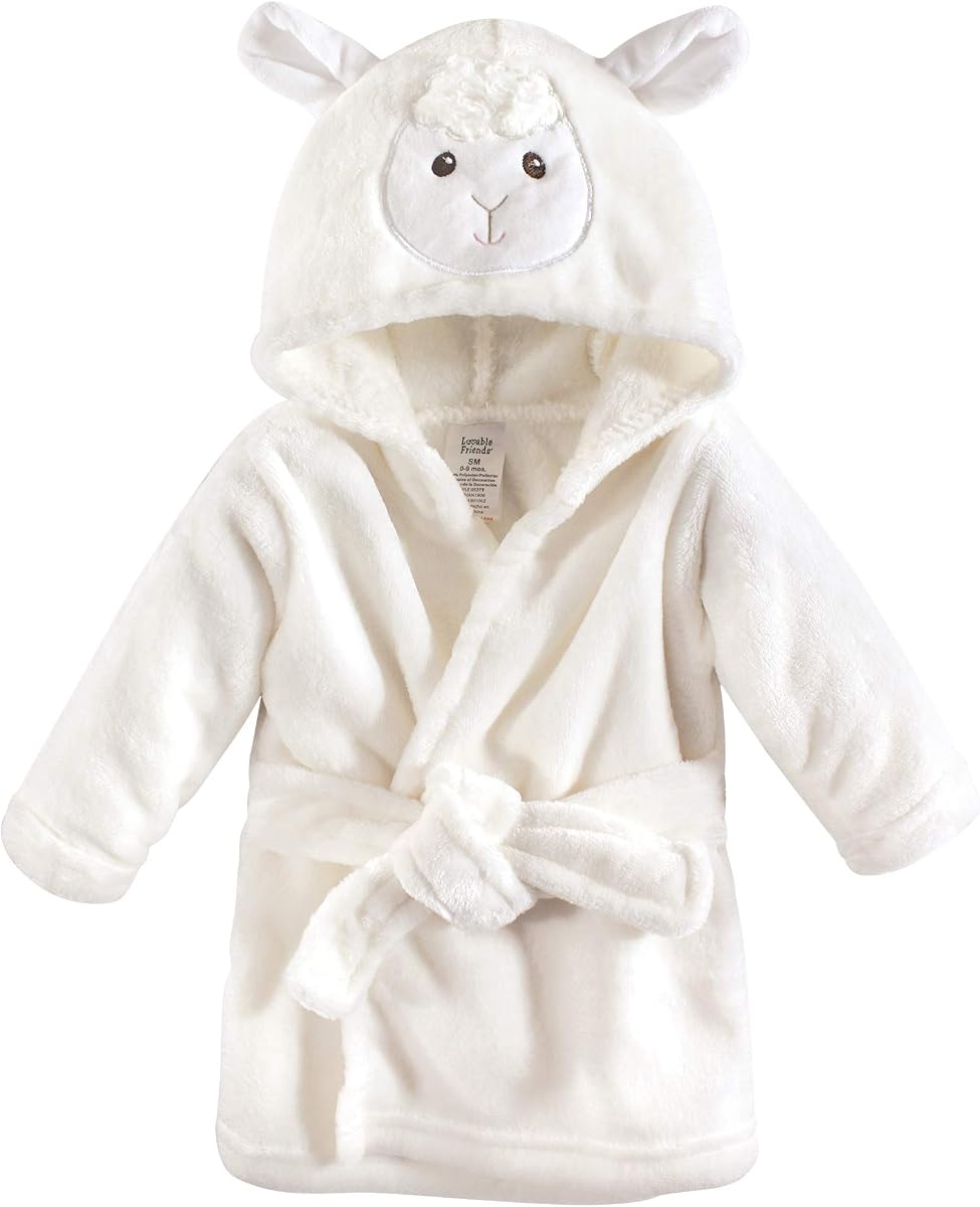 Unisex Baby Plush Bathrobe
