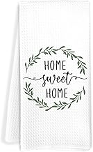 House Warming Gifts Home Sweet Home Kitchen Towels, Gifts for New Homeowners Decorative Hand Tea Towels for Bathroom, Best Housewarming Gift Dish Towel Dishcloth, 16x24 Inch