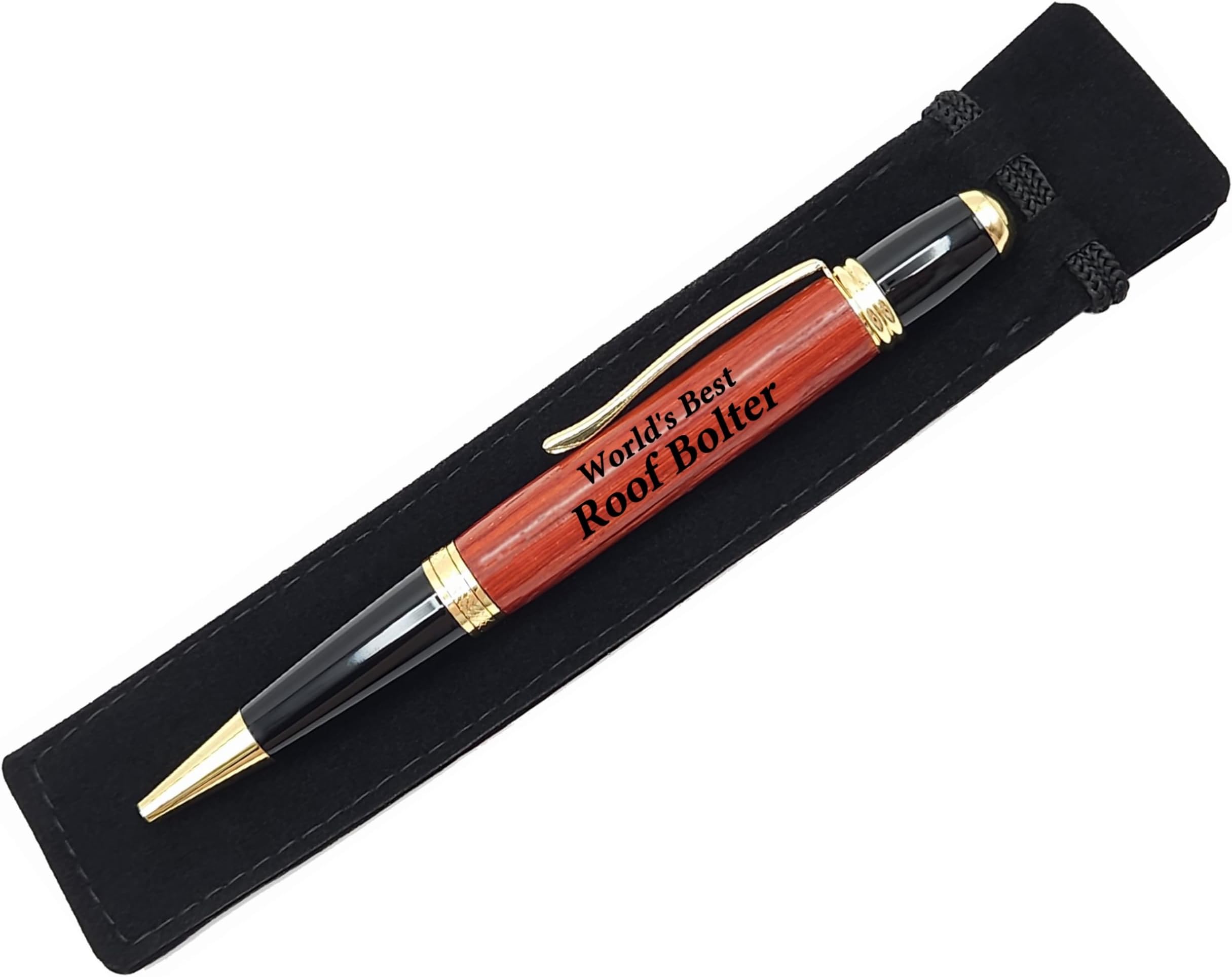 Gift For Roof Bolter World's Best Roof Bolter Present Engraved Pen