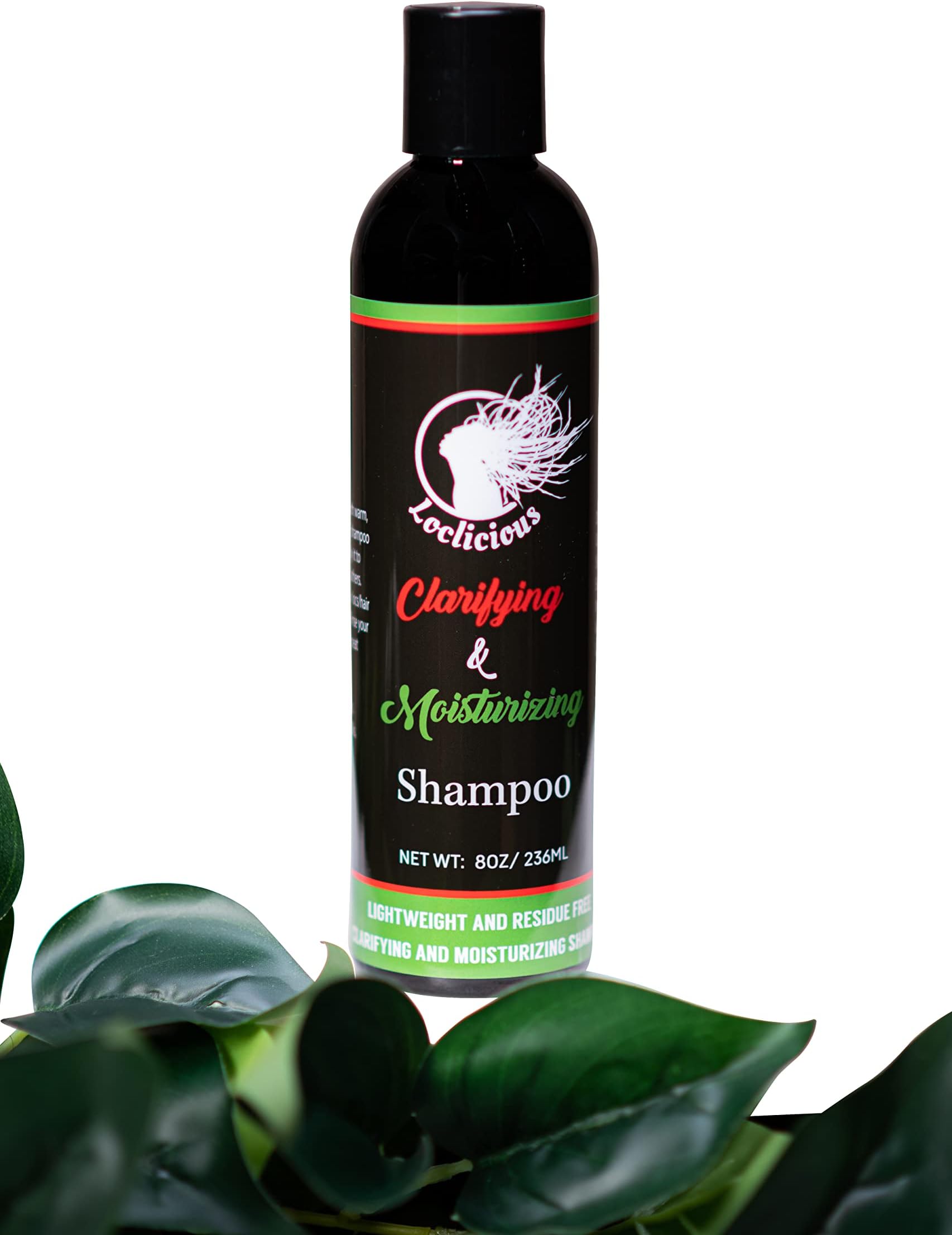 LOCLICIOUS Clarifying & Moisturizing Shampoo for Locs, Dreadlocks, Braids, and Dreads - Vegan, Organic Formula - Lightweight & Residue-Free - Promotes Healthy Hair (8oz)
