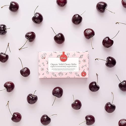 Miniatura 5 de Femallay Supositorio hidratante vaginal con aroma a cereza silvestre, ingredientes 100% naturales para sequedad y olor vaginal, comodidad íntima, 14