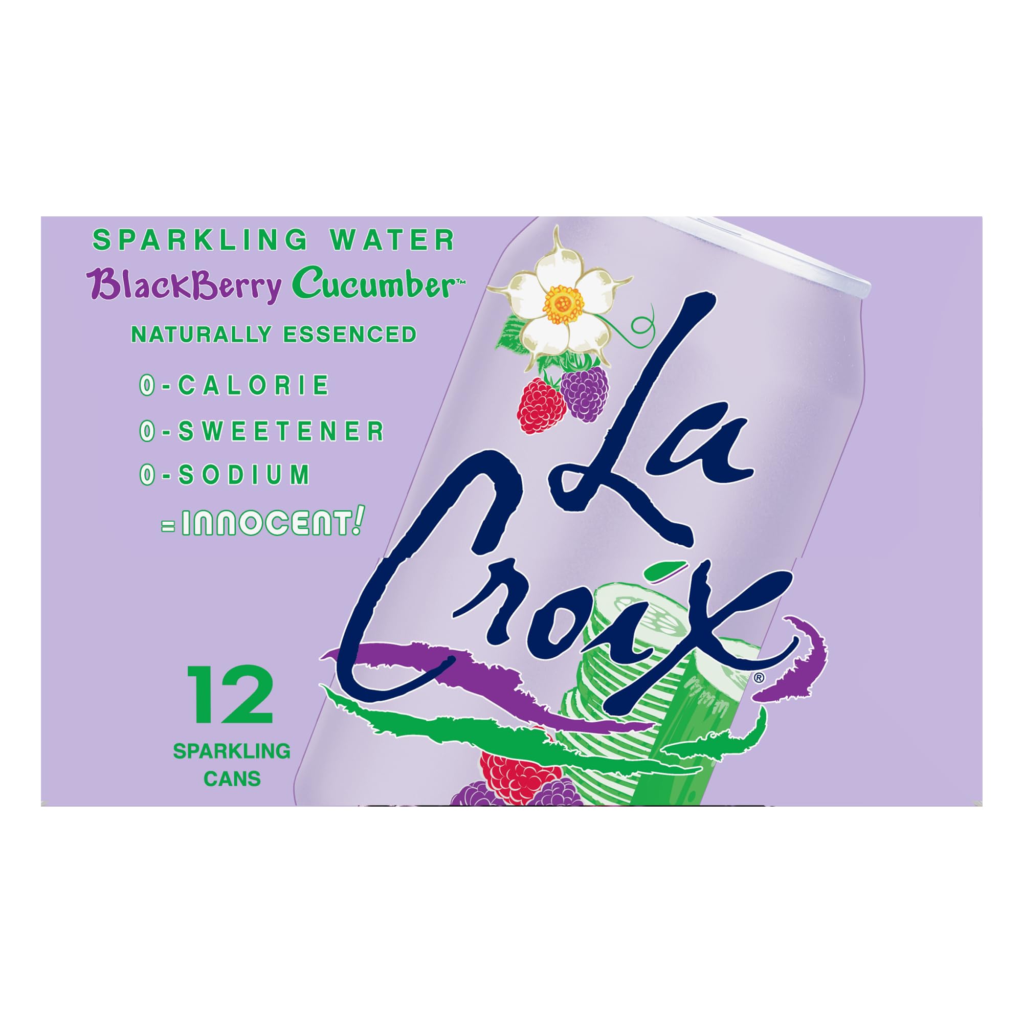 Amazon.com: La Croix Sparkling Water, Blackberry Cucumber, 12-Pack
