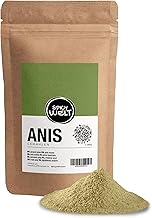 Spicy Welt Ground Anise (250 g) - Anise Powder | Finely Ground for Kitchen & Baking | for Tea, Cake & Bread Spice | Sweet, Mild & Fragranced | 100% Natural Pure, No Additives