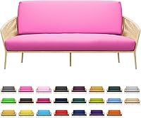 Vista 14 de MoNiBloom Funda elástica para futón individual, sin brazos, funda para sofá sin brazos, protector de muebles, funda lavable con cremallera