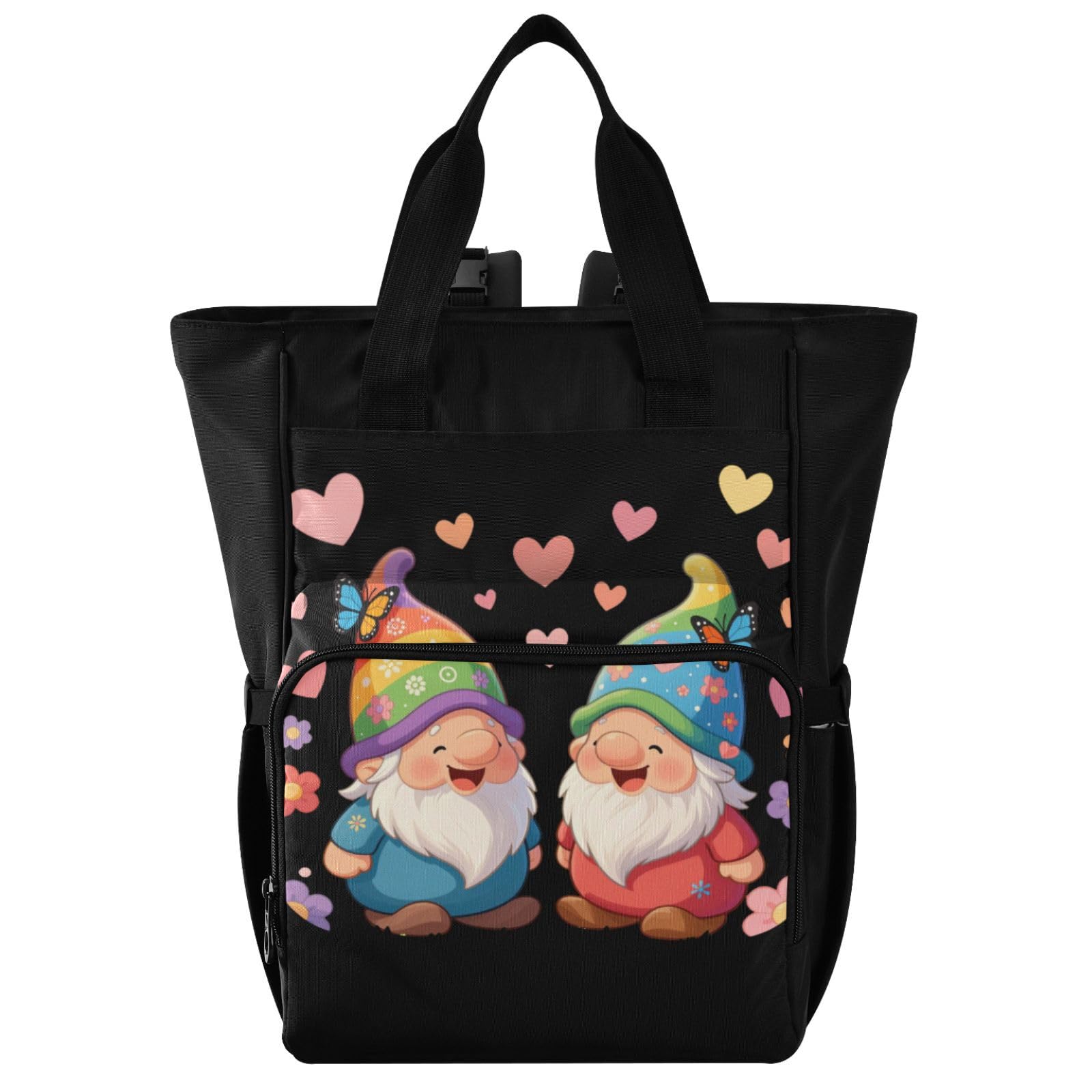 GuoChe Dobby - Mochila para pañales de nailon con múltiples bolsillos