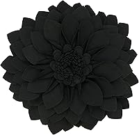 Vista 15 de SARO LIFESTYLE Almohada de fieltro en forma de flor
