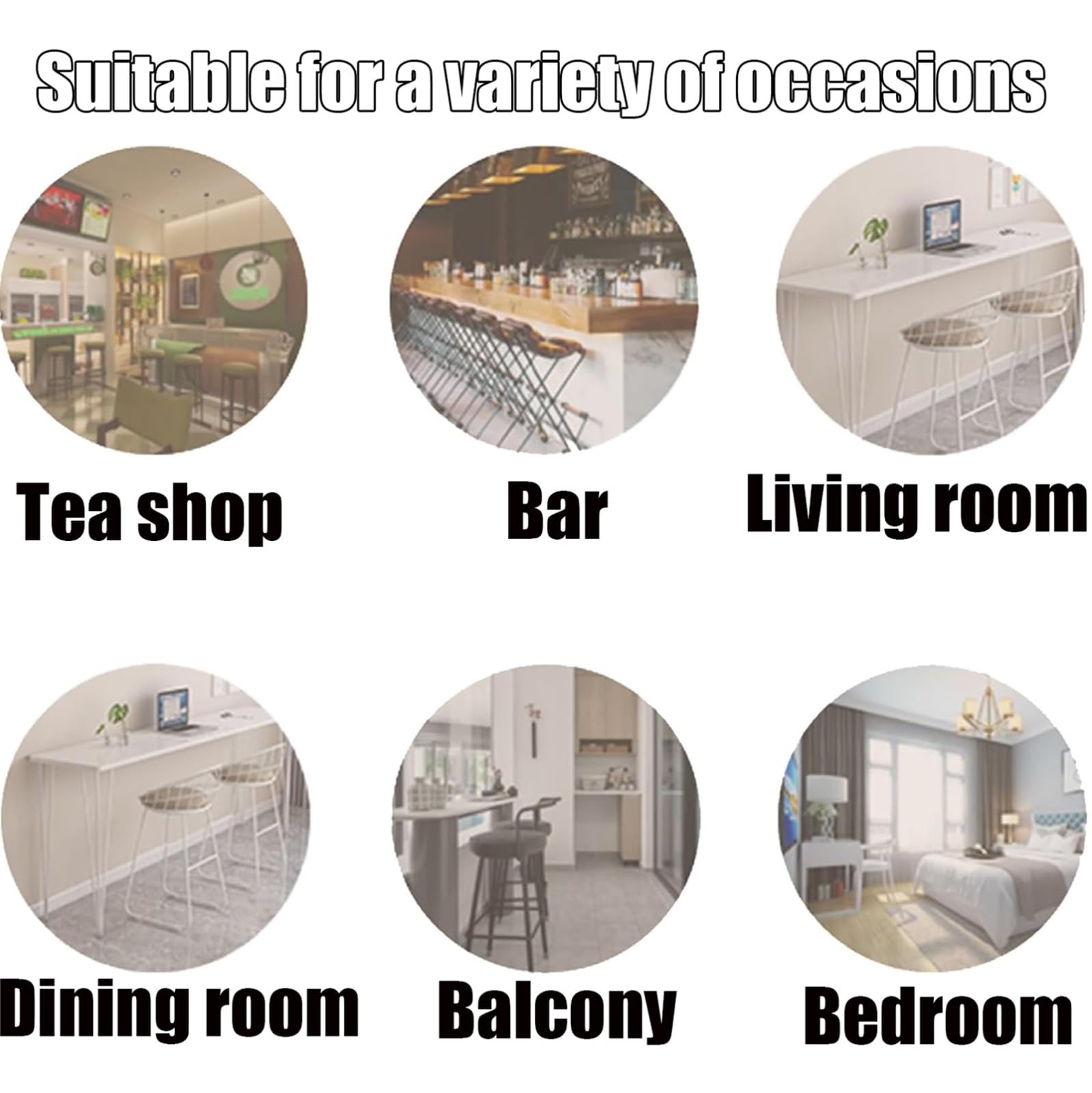 Bartisch Kneipentisch Hohe Thekenhöhe Esstisch Konsolentisch Aus Massivholz Mit Metallbeinen Schmale Thekenhöhe Für Küche Wohnung Balkon Café C,100 * 35 * 100