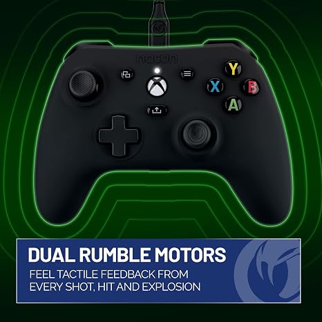 NACON Evol-X Pro Wired Controller Officially Licensed for Xbox Series X|S, Xbox One, and PC - Mappable Back Buttons -Dual Vibration Motors -3.5mm Audio Jack - Soft-Touch Black
