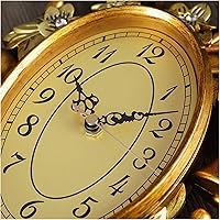 Vista 5 de Reloj retro con repisa, reloj de escritorio, sala de estar, reloj de péndulo, decoración de mesa, reloj de mesa, reloj de escritorio, reloj retro