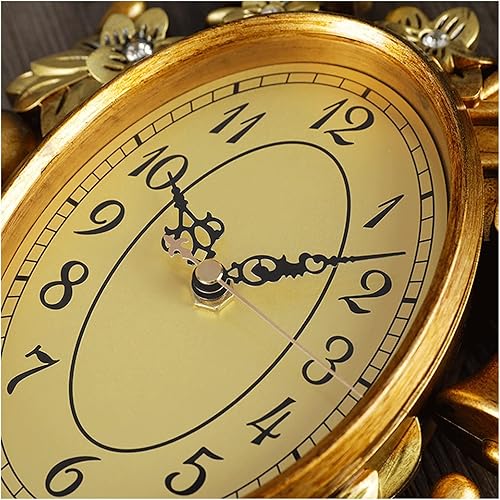 Miniatura 5 de DYPASA Reloj retro con repisa, reloj de escritorio, sala de estar, reloj de péndulo, decoración de mesa, reloj de mesa, reloj de escritorio, reloj