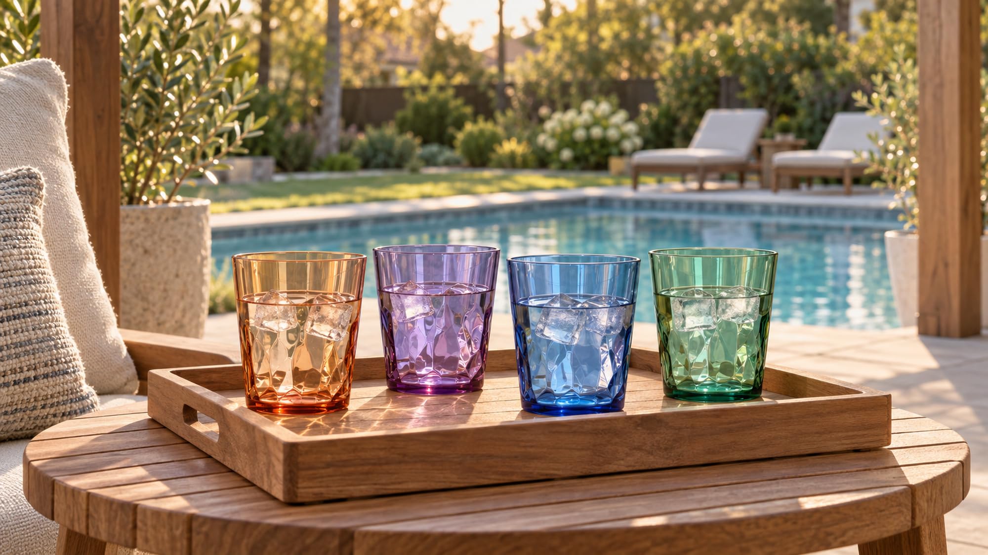 Premium Drinking Glasses - Set of 6 (Unbreakable) -7