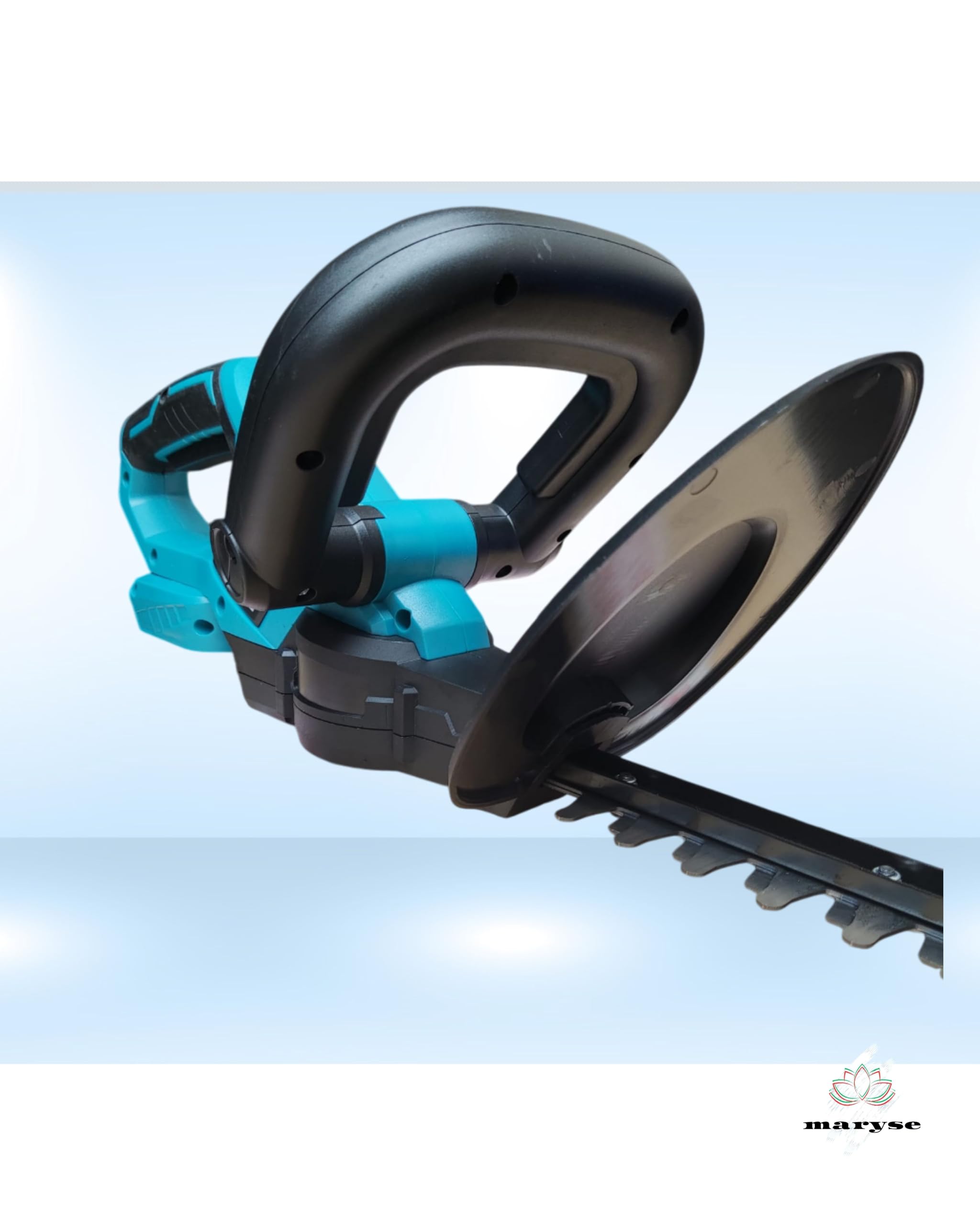 Tagliasiepe a Batteria con 2 Batterie Lunghezza di Taglio 510 mm, Leggero, Potente, Senza Fili - Ideale per Giardini e Siepi