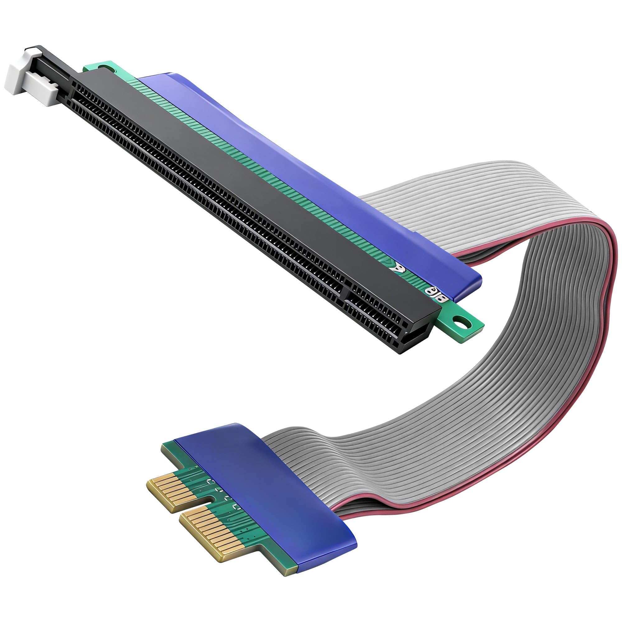 Riser PCI-E 1X vers 16X pour déporter une carte graphique GPU ou un SSD RAID - 8