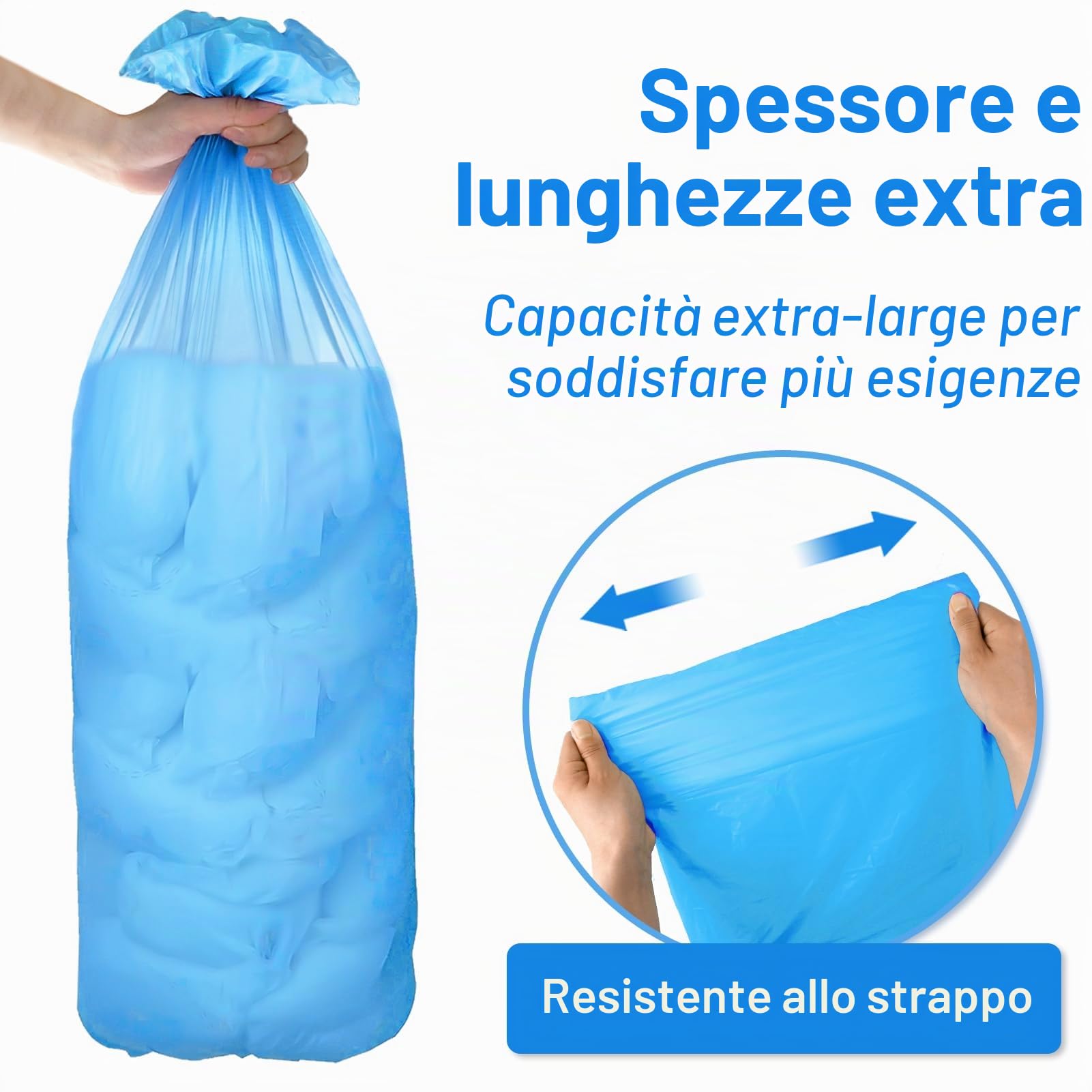 Ricarica compatibile con Foppapedretti Mangiapannolini Maialino & for Litter Locker II (4 ricariche), incompatibile con Dress Up,Dress Up XL,Classic XL,for Litter Locker Fashion