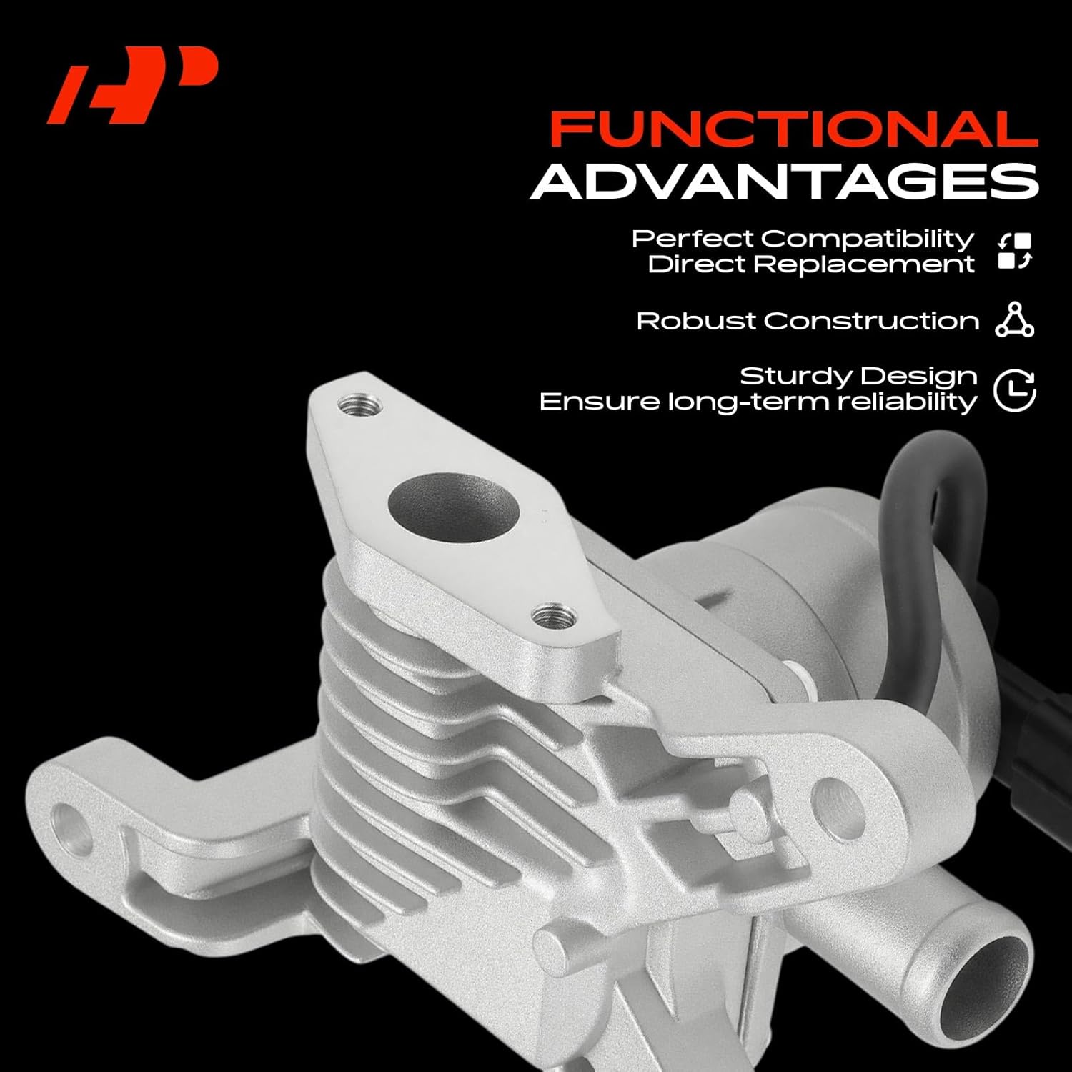 A-Premium Secondary Air Injection Check Valve Compatible with Toyota 4Runner 2012-2022, FJ Cruiser 2012-2014, 4.0L, Air Pump Check Control Valve