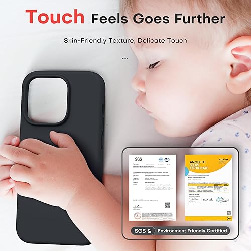 Vista 31 de TOCOL - Funda 5 en 1 para iPhone 11, con 2 protectores de pantalla + 2 protectores de lente de cámara, funda delgada de silicona líquida a prueba