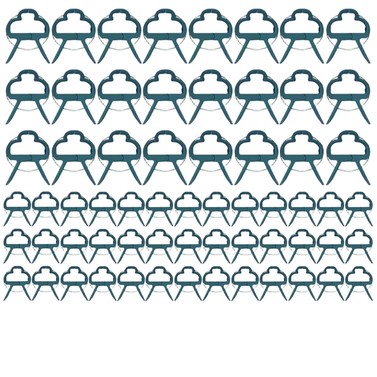 100 Pieces Clips Tomate Clips pour Plantes, Attache Tomates Clips Réutilisable, Attache Tomate, Attache Plante, Attaches de Plantes pour Tomates, Concombres, Roses