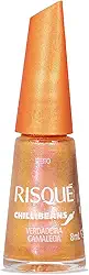 Esmalte Laranja Risqué & Chilli Beans Verdadeira Camaleoa Efeito 8ml