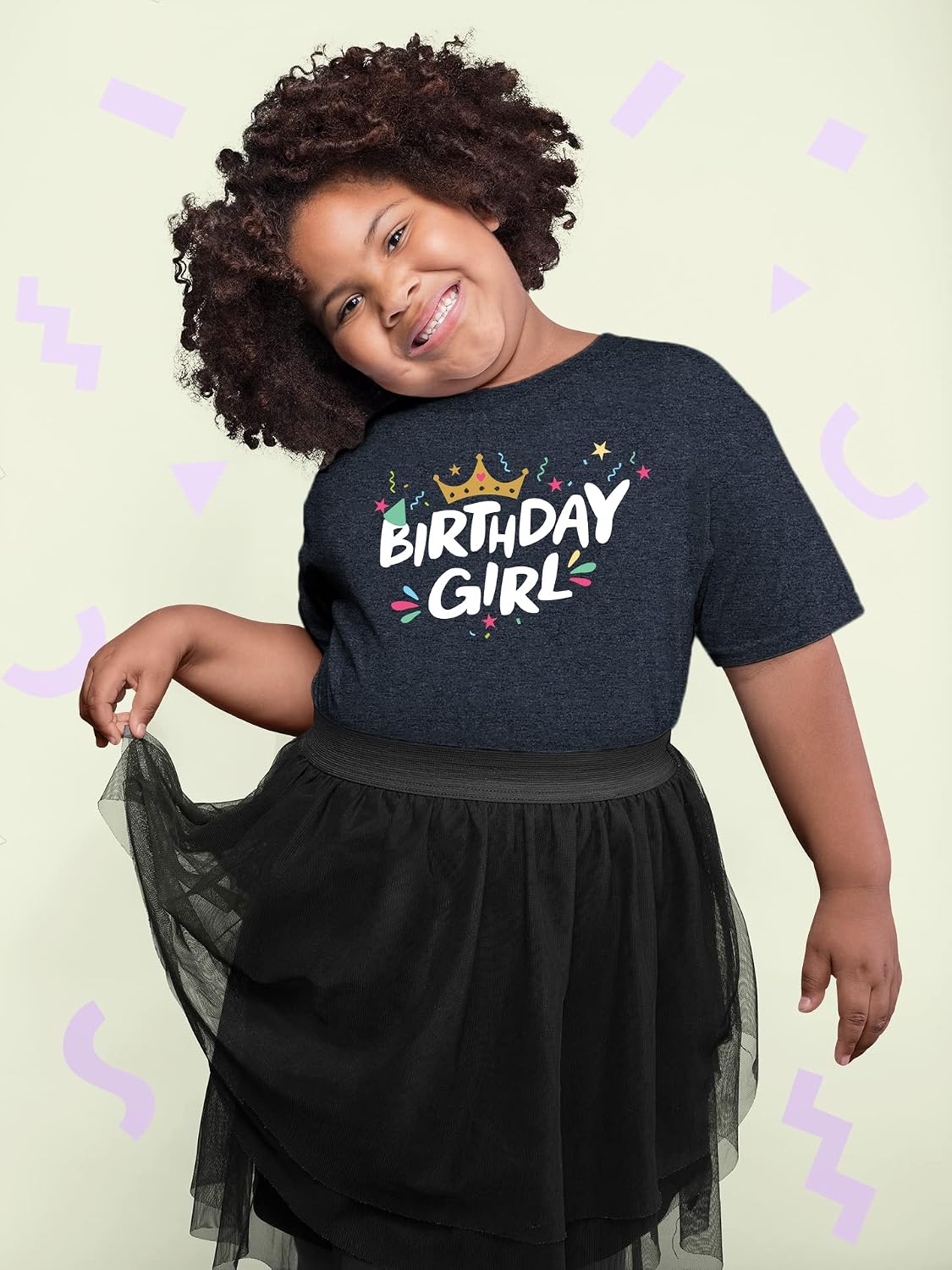 Birthday Girl Shirt Crown 1st First 2nd Two 3rd 4th 5th Toddler Birthday Outfit image 4