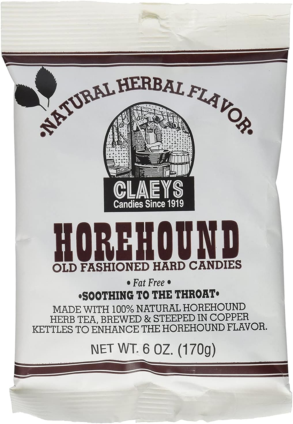 Claeys Old Fashioned Horehound Hard Candy 6 oz.
