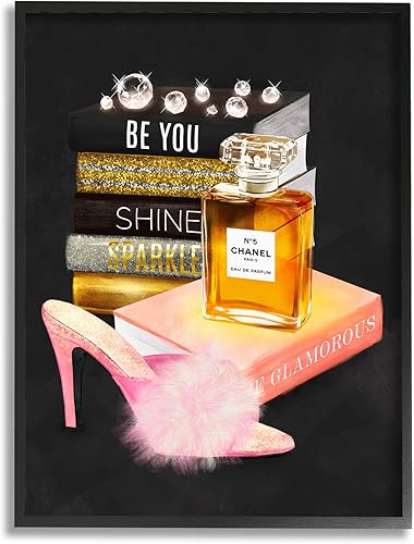 Miniatura 8 de Stupell Industries Ziwei Li - Botella de perfume motivacional, diseño de pompón esponjoso