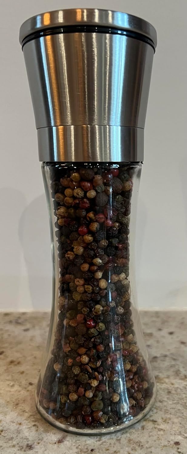 JB's Sensational Seasonings Honey Whiskey Infused Peppercorns Grinder