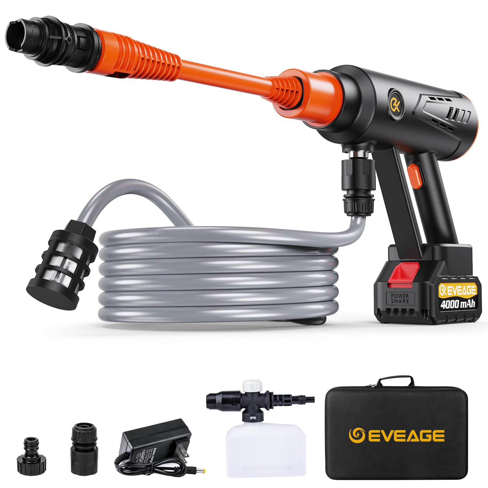EVEAGE Q7 Cordless Power Pressure Washer
