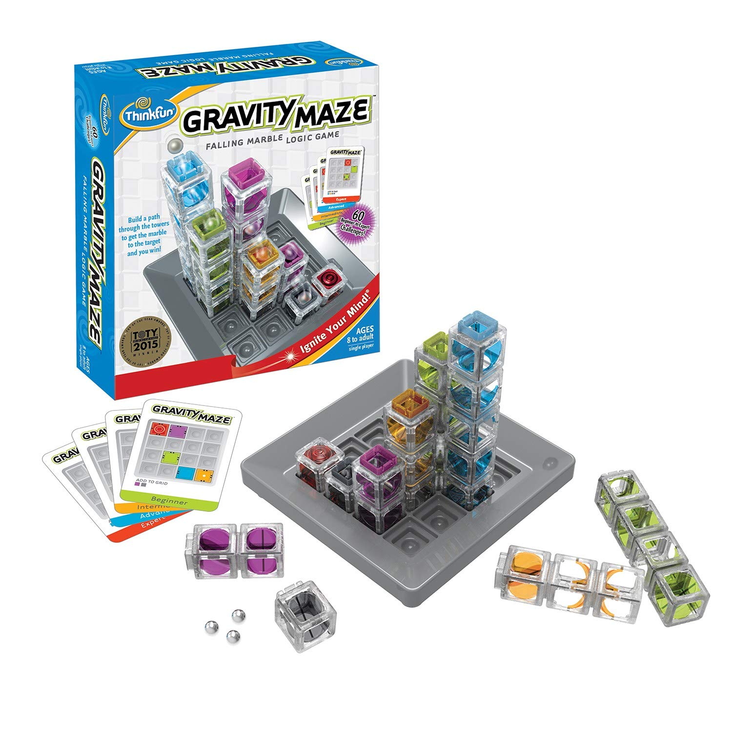 Ravensburger Thinkfun Labirynt grawitacyjny - spadaj?cy marmur logika gra labirynt