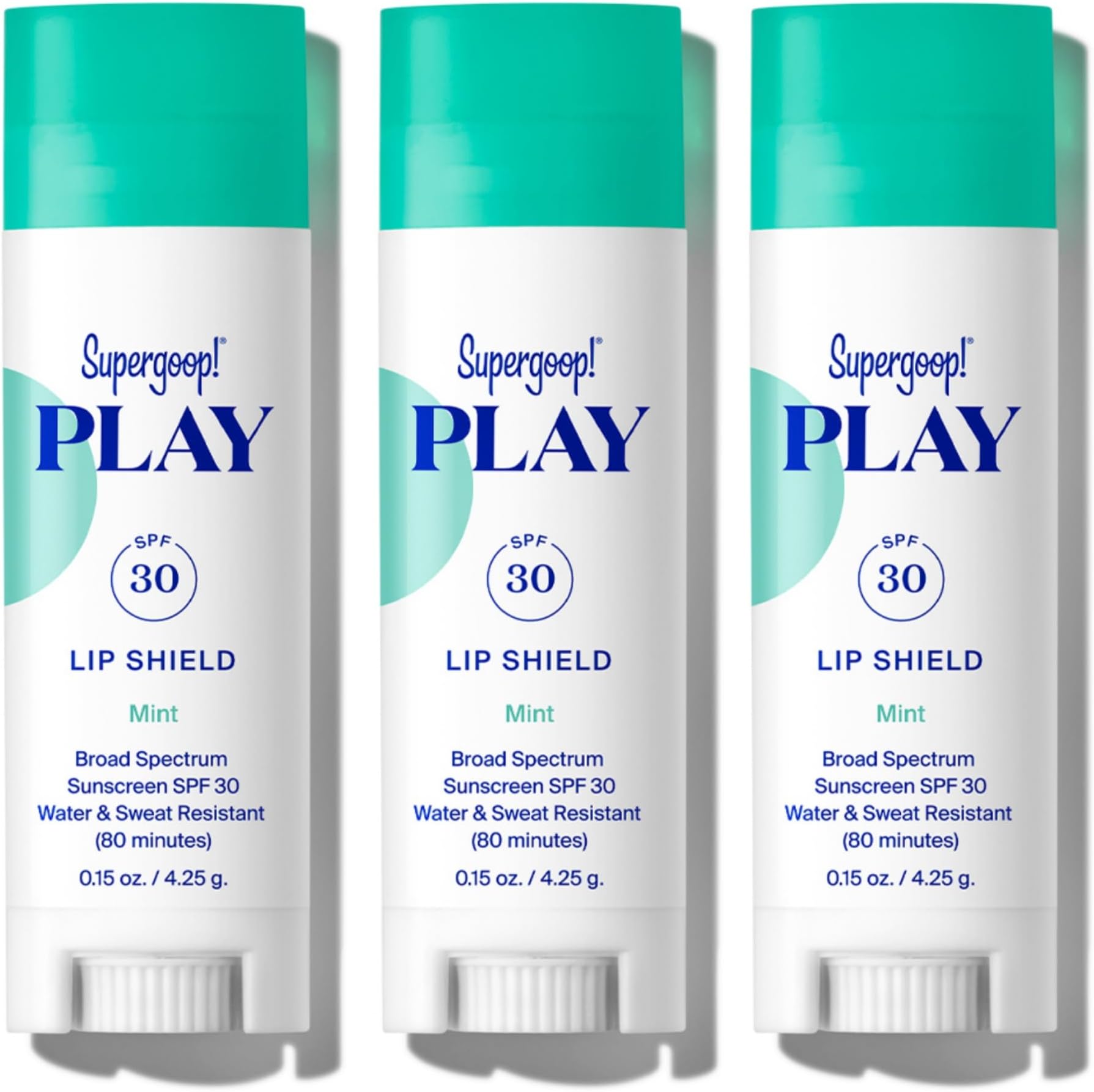 PLAY Lip Shield SPF 30 with Shea Butter (0.15 oz) (Pack of 3)