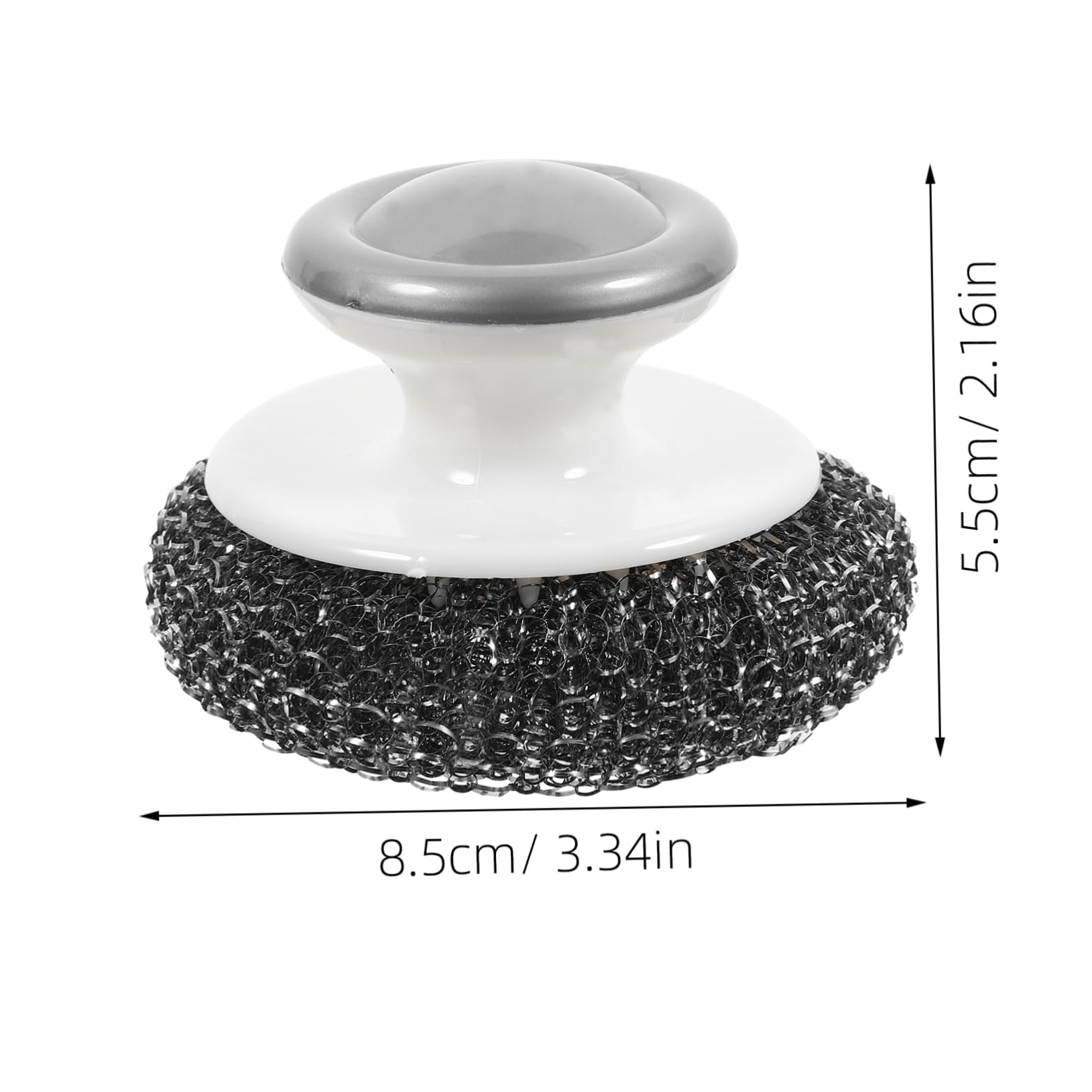PERSELOSO Pot and Pan Dish Scraper Kitchen Scrubber Dish Brush for Washing Kitchen Brush