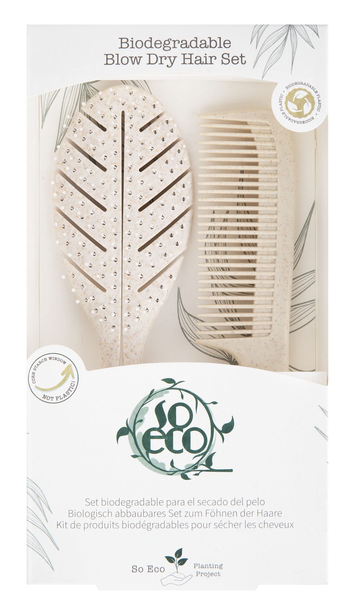 So Eco Biodegradable Blow Dry Hair Set