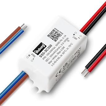 LED Driver Waterproof IP65 350mA Constant Current 1W - 3W Flickerfree LED Power Supply Transformer