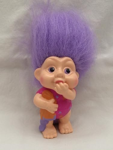 Miniatura 2 de Magic Troll Babie, púrpura sujetar el pelo a la izquierda en la boca
