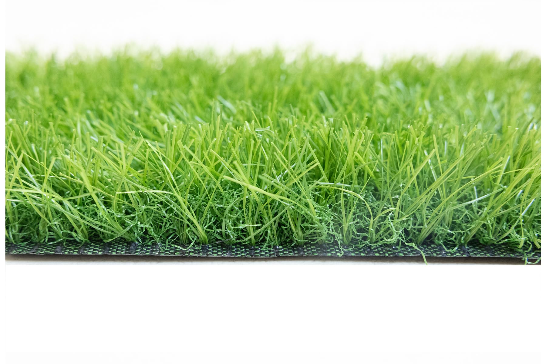Kunstrasen 150x300 cm, Rasenteppich outdoor für Balkon und Garten, Artificial Grass Majorka outdoor 33mm Kunstrasen grün, Wasserdurchlässig Kunstrasen Rollrasen mit Meterware für Terrasse