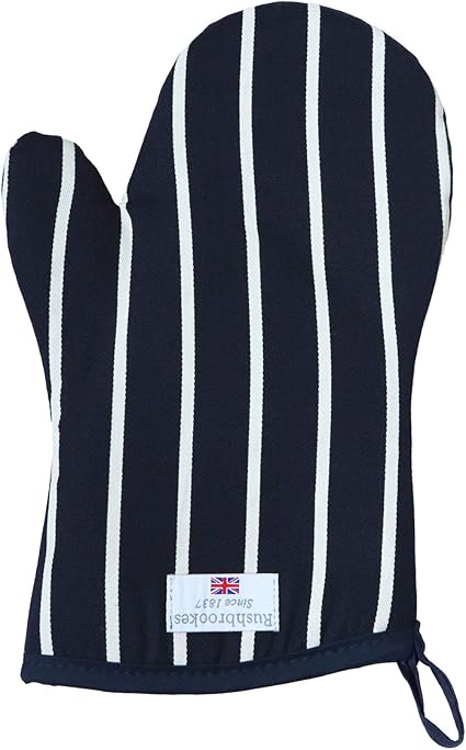 Amazon Co Jp Butcher S Stripe ハンドミトン ネイビー ホーム キッチン