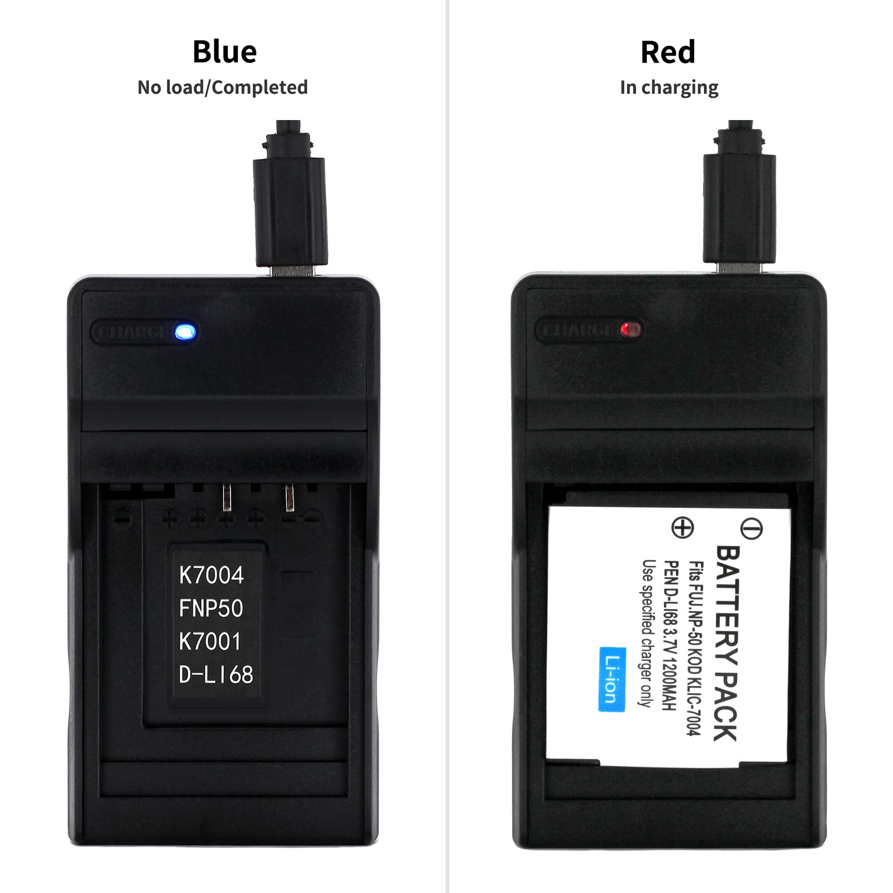 NP-50 caricabatteria USB per Fujifilm FinePix F665EXR NP-50 caricabatteria USB per Fujifilm FinePix F665EXR