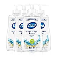 Vista 12 de Dial - Jabón líquido antibacterial para manos + Aloe, aroma a aloe, 11 onzas líquidas (paquete de 12), lavado de manos con fórmula suave, probado