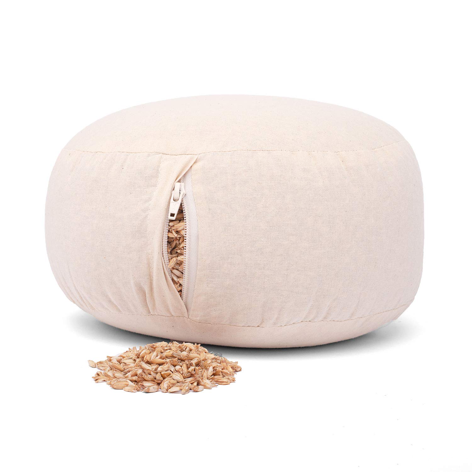 Bodhi Rondo Kit de méditation Eco avec coussin de méditation et zabuton, Naturel (épeautre)