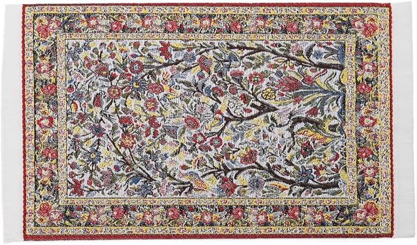Odoria 1/12 Miniature Rugs and Carpet Dollhouse Decoration Accessories, Floral