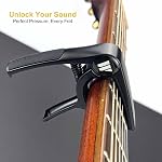 WINGO Guitar Capo for Acoustic and Electric Guitars, Ukulele, Mandolin, Banjo - Silver with 10 Non-slip Picks