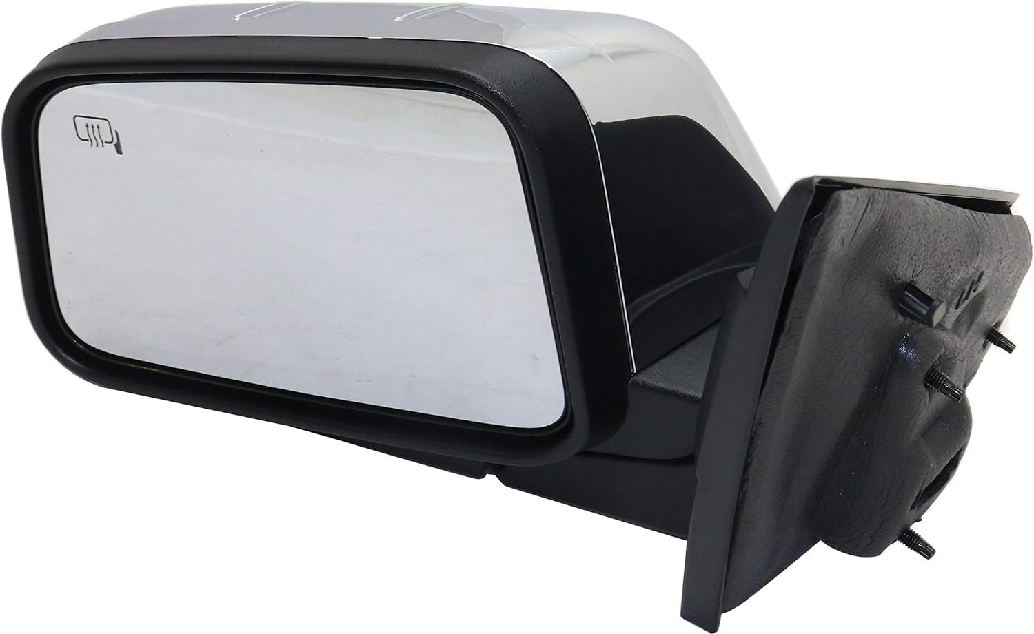 Garage-Pro Driver Side Power Heated Mirror for Lincoln MKX 2007 With Puddle Lamp; Without Memory Chrome