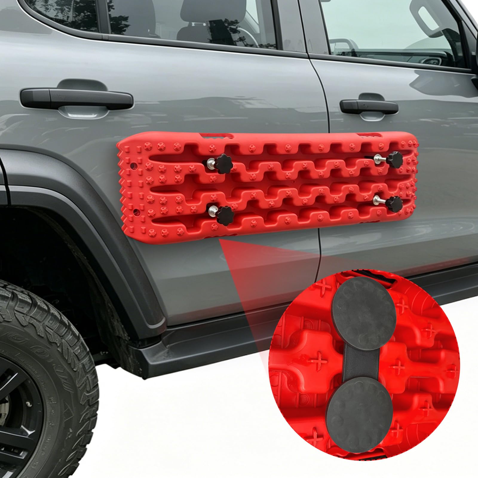 Uchwyt magnetyczny offroad, uchwyt magnetyczny do piaskownic do samochodów dostawczych, samochodów kempingowych i terenowych, pomoc w przyczepności do samochodów na piasku, błocie i śniegu