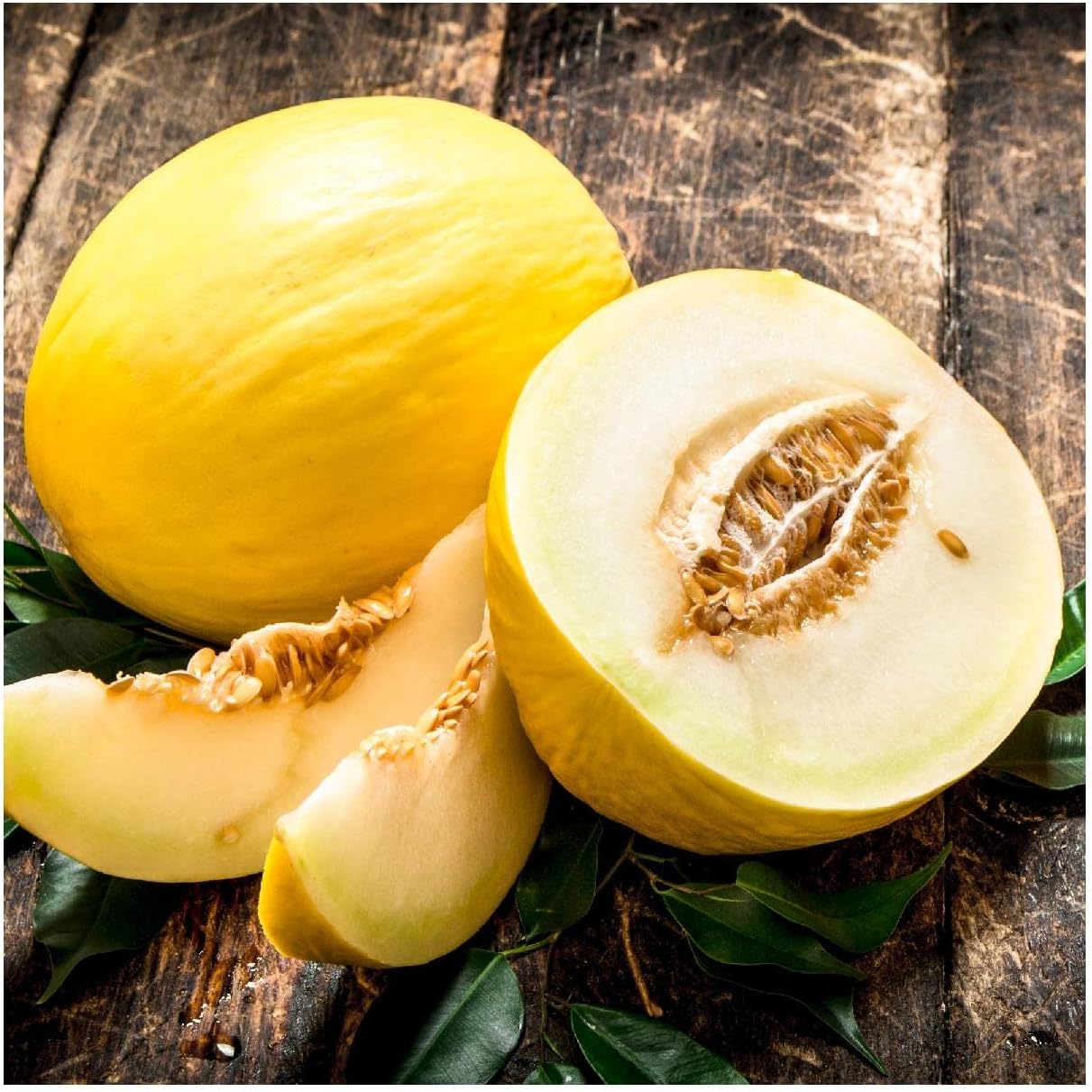 Everwilde Farms - 1 Lb Organic Crenshaw Melon Seeds - Gold Vault Packet