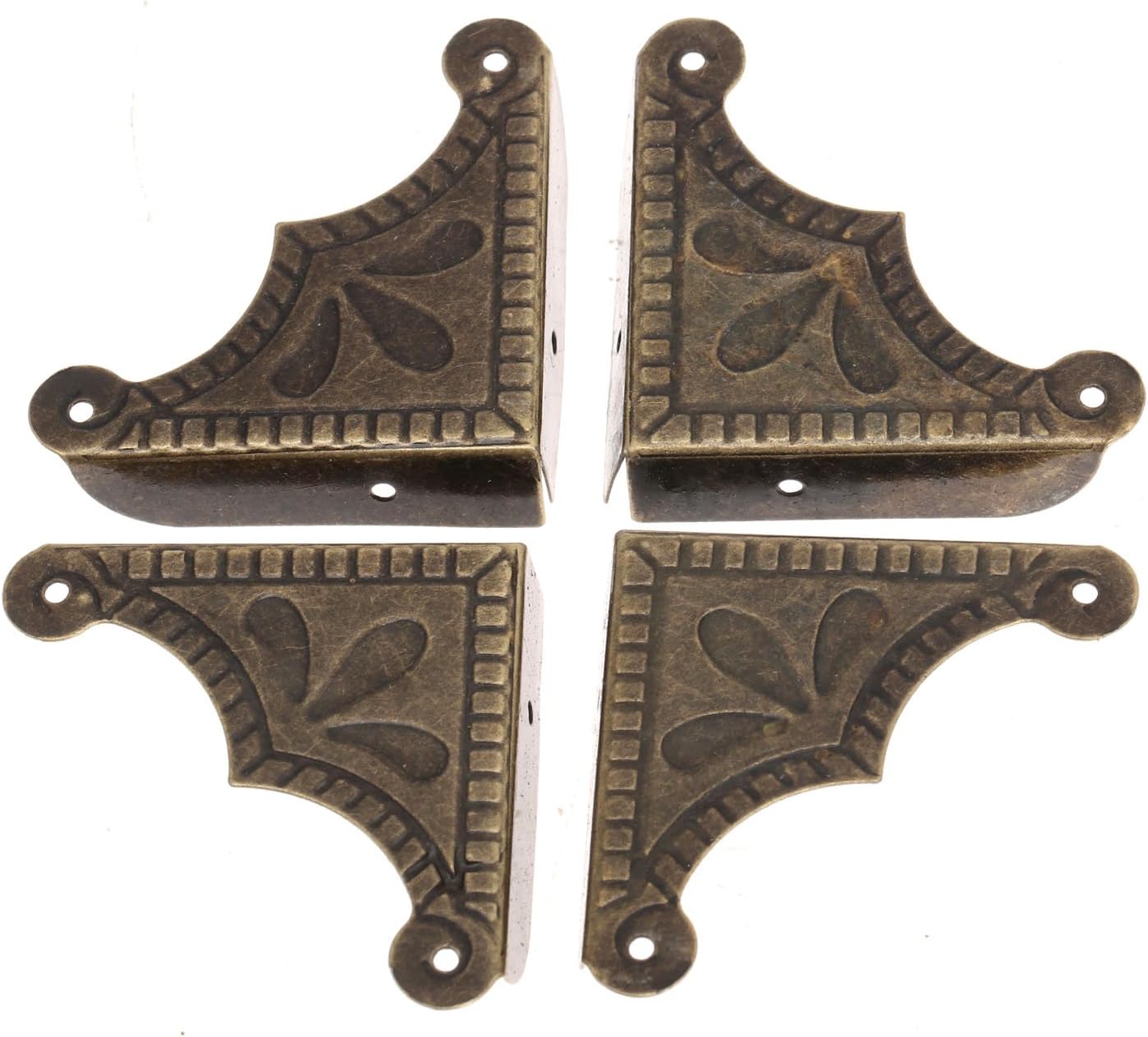 Boîte à Bijoux Cadeau Livre Vin - 12/48 Pièces Décoratives Avec Coins Protecteurs