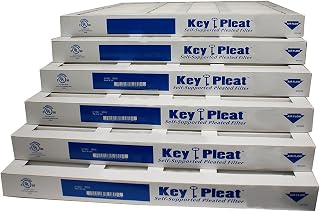 Assigned by Sterling Seal & Supply KP-14x20x1x6.AZ Furnace Air Filter, 14" x 20" x 1" Purolator Key Pleat Extended Surface Pleated Air Filter, Mechanical MERV 8