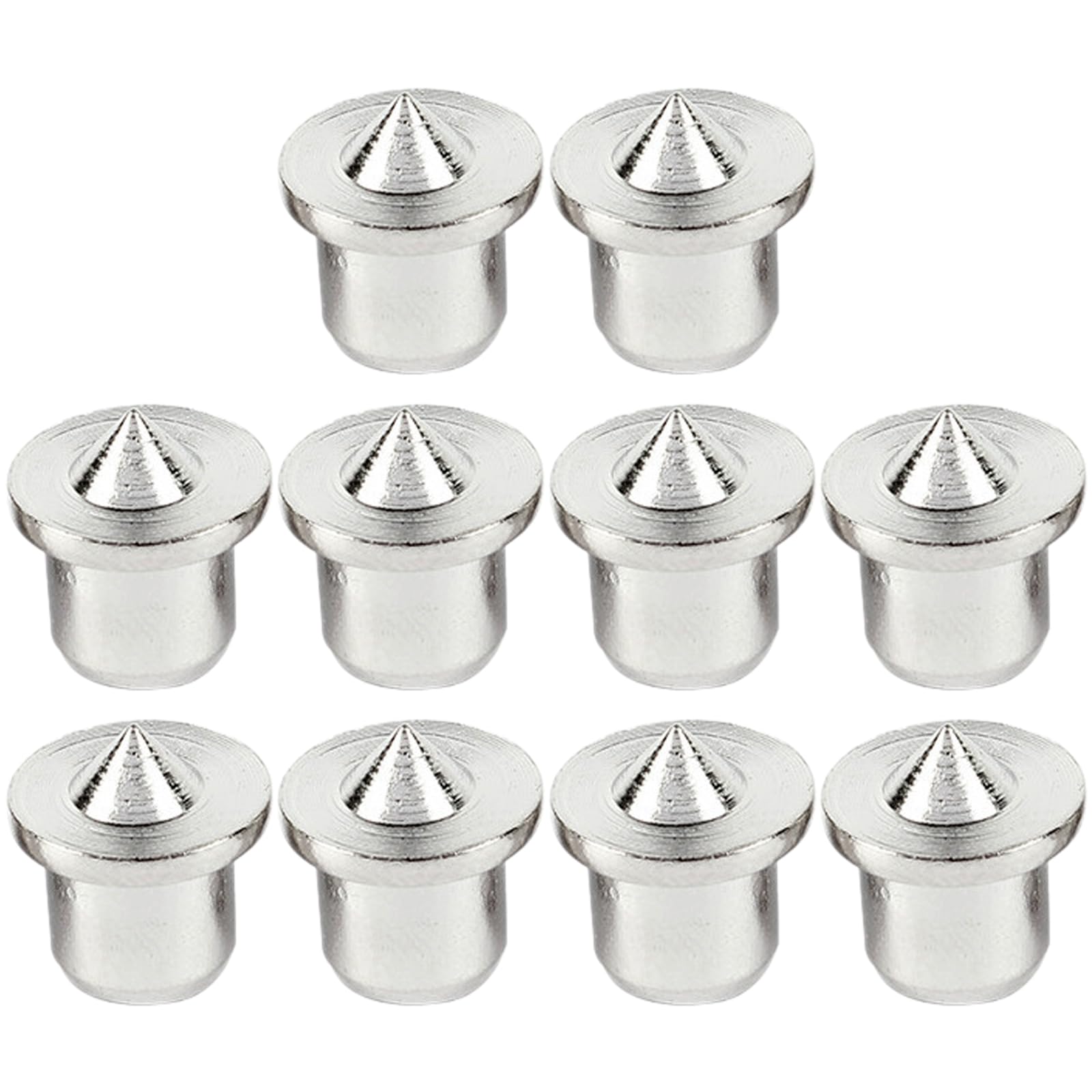 10pcs 8mm Dowel Centre Point Drill Center for Accurate Drilling Proper Dowel or Tenon Placement (Y72-10), Silver