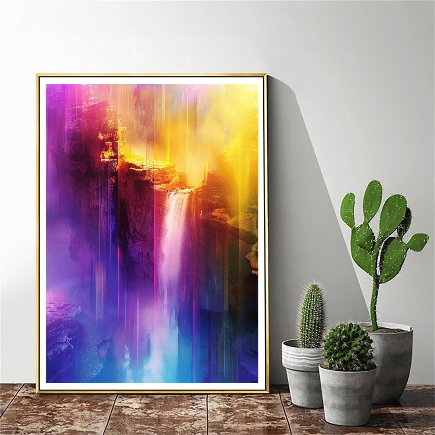 Pintar por Numeros Adultos pintar por numeros niños manualidades niños 10 años, DIY Pintar por Números de Pincel y Pintura acrílica Decoraciones para el Hogar Manualidades, sin Marco 60x80cm C-204