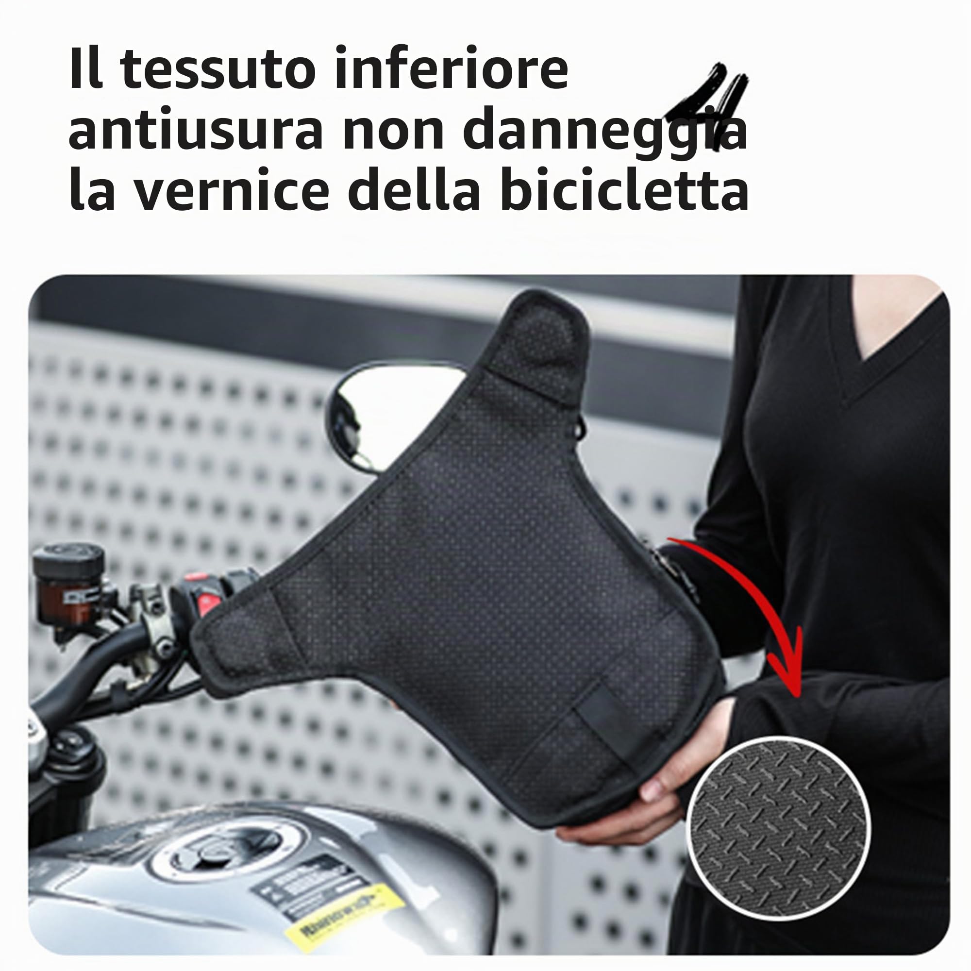 Rhinowalk Borsa da serbatoio per moto da 2,4 l, multifunzionale come tasca sulla gamba, tasca sul petto o borsa a tracolla, con o senza fissaggio magnetico, nero, 2.4 liters