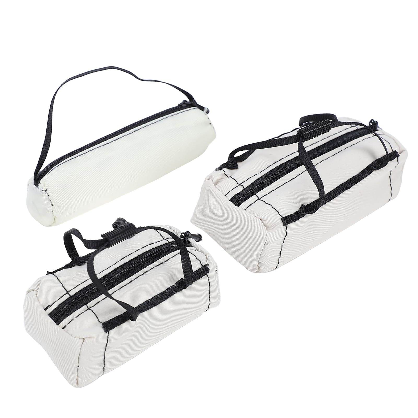 RC Crawler Accessories Full 14-Piece Set with Tools, Bags and Net for 1/10 Scale Truck Model, Simulation Decor Parts (Grey)